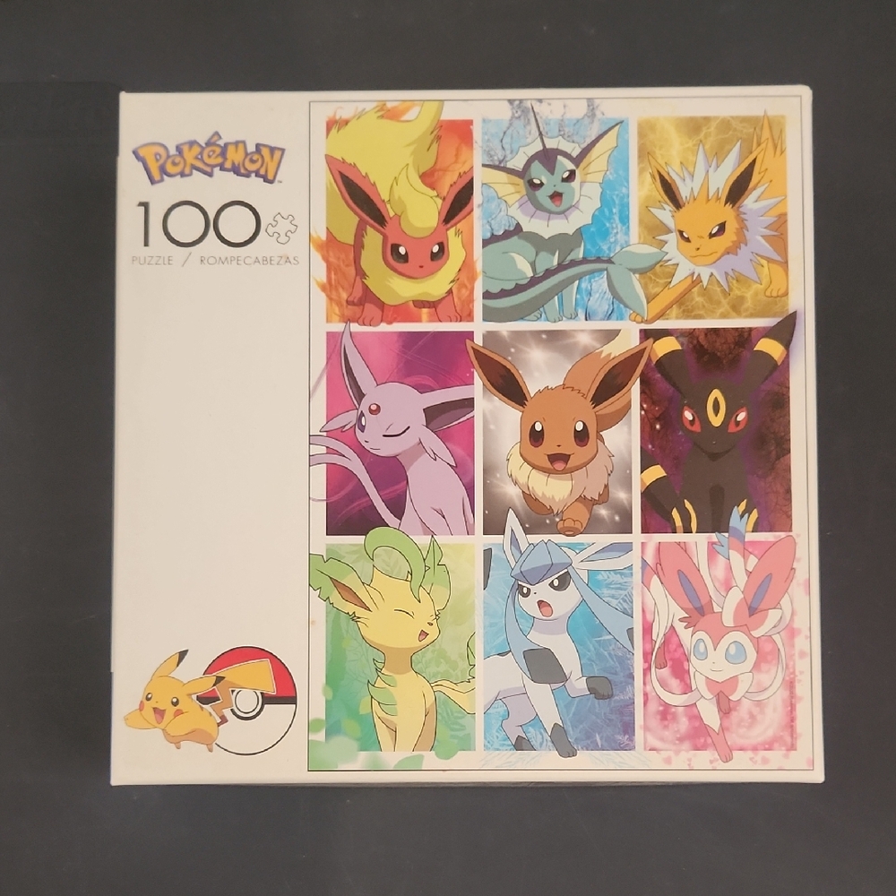 Pokemon Eevee Evolutions Puzzle - Vibrant Multicolor
